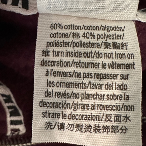 PINK Victoria's Secret Pullover with Red and Blue Stripes Small - Picture 7 of 7